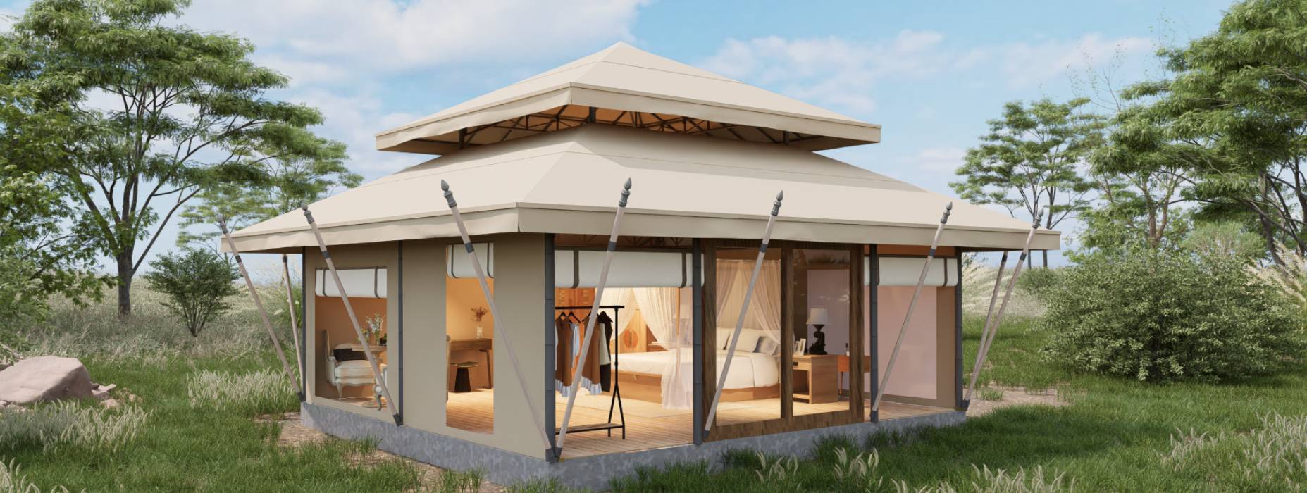 洛龙区户外野奢帐篷